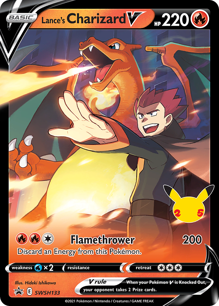 Lance’s Charizard V SWSH133 (Promo)