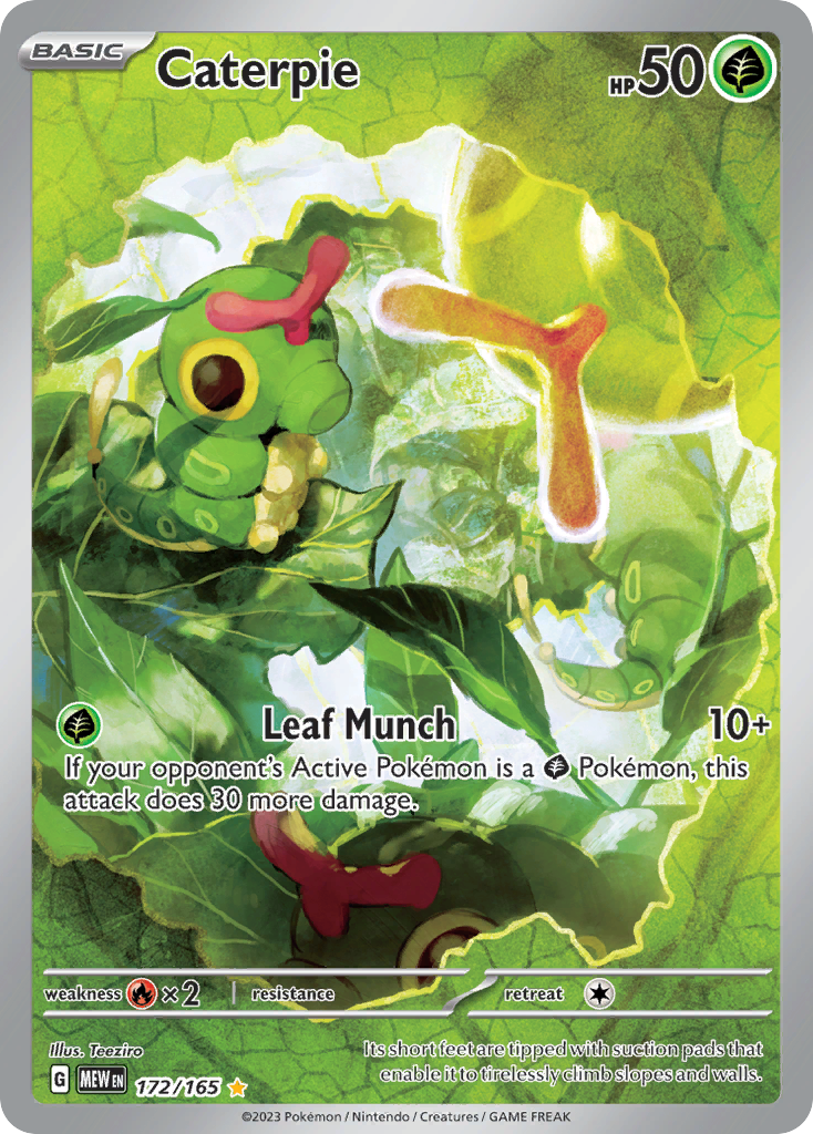 Caterpie 172/165 (Illustration Rare)