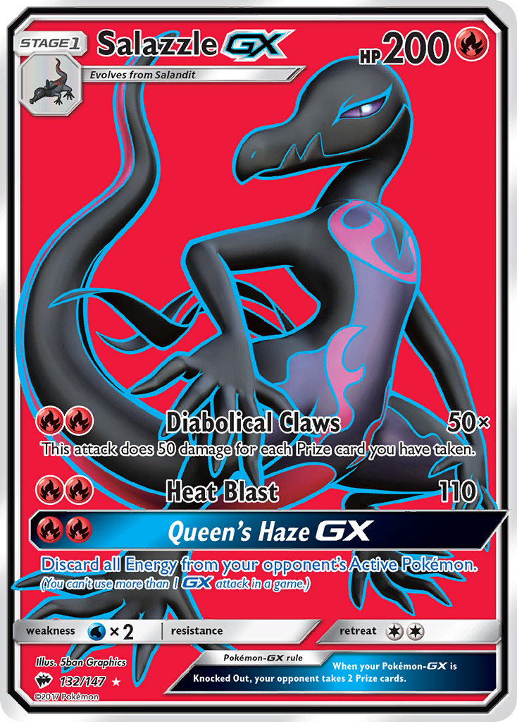 Salazzle GX 132/147 (Ultra Rare GX)