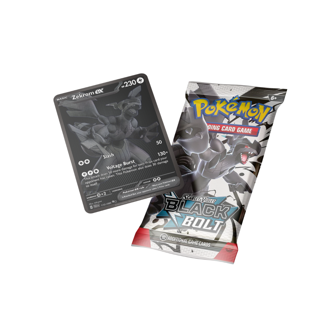 Pokémon Card Game — Black Bolt (English) Single Booster Pack (Sealed) – Kanto Cardhouse