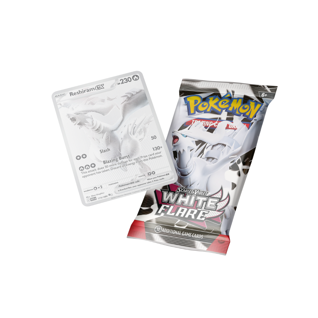 Pokémon Card Game — White Flare (English) Single Booster Pack (Sealed) –  Kanto Cardhouse